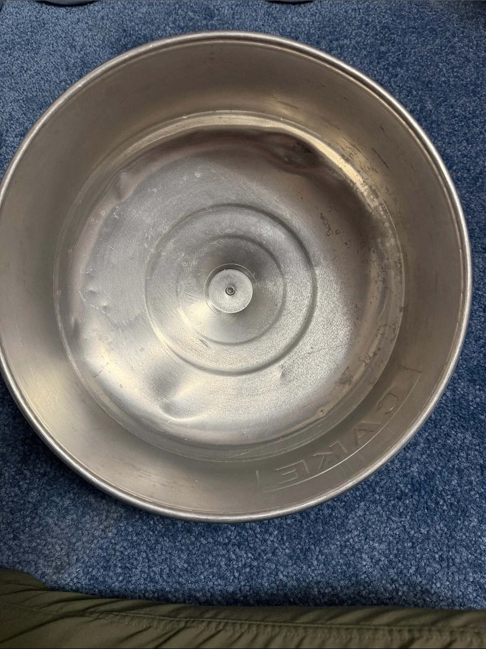 Vintage Spun Aluminum Cake Cover
